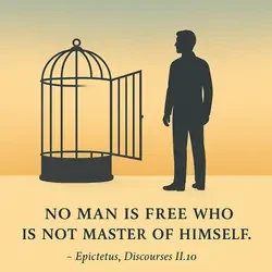 no man is free who is not master of himself