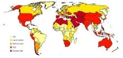 Ranking the world's most water-stressed countries in 2040. World resources institute. Gassert et al. (2013).