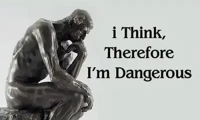 The thinker, photo by rgilsolano on flickr