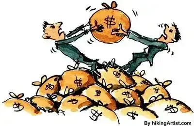 Money can reveal someone's true colors - unknown artist found on rugged bloggers
