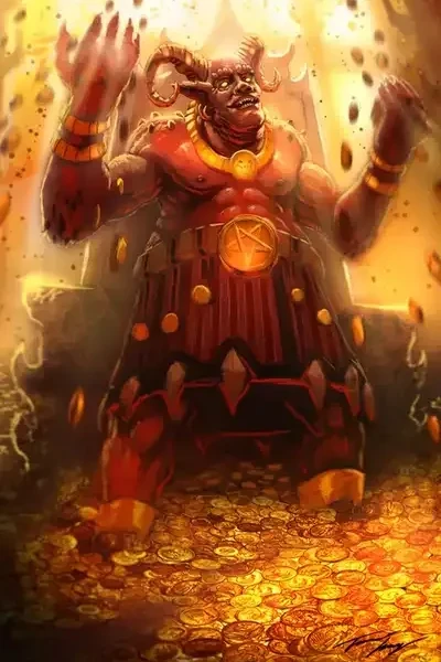 Prince of Hell Mammon God of Greed by Travis Lacey on ravensey.artstation.com