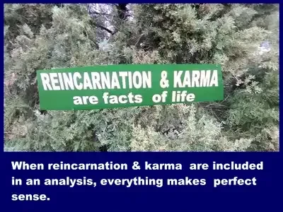 Reincarnation and Karma - on Wikimedia but removed correctly