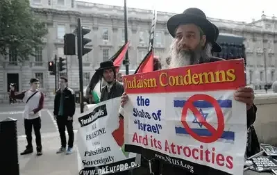 Jews supporting the Palestinian cause. by Alisdare Hickson