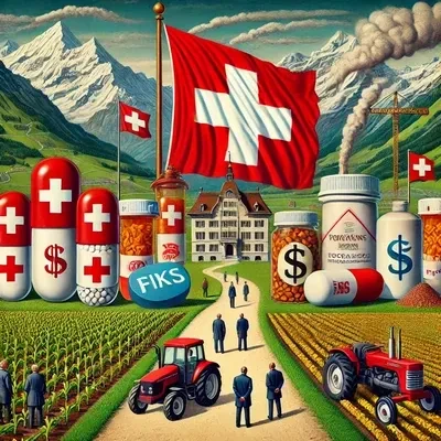 Switzerland's political stagnation and influence of powerful lobbies image by ChatGPT